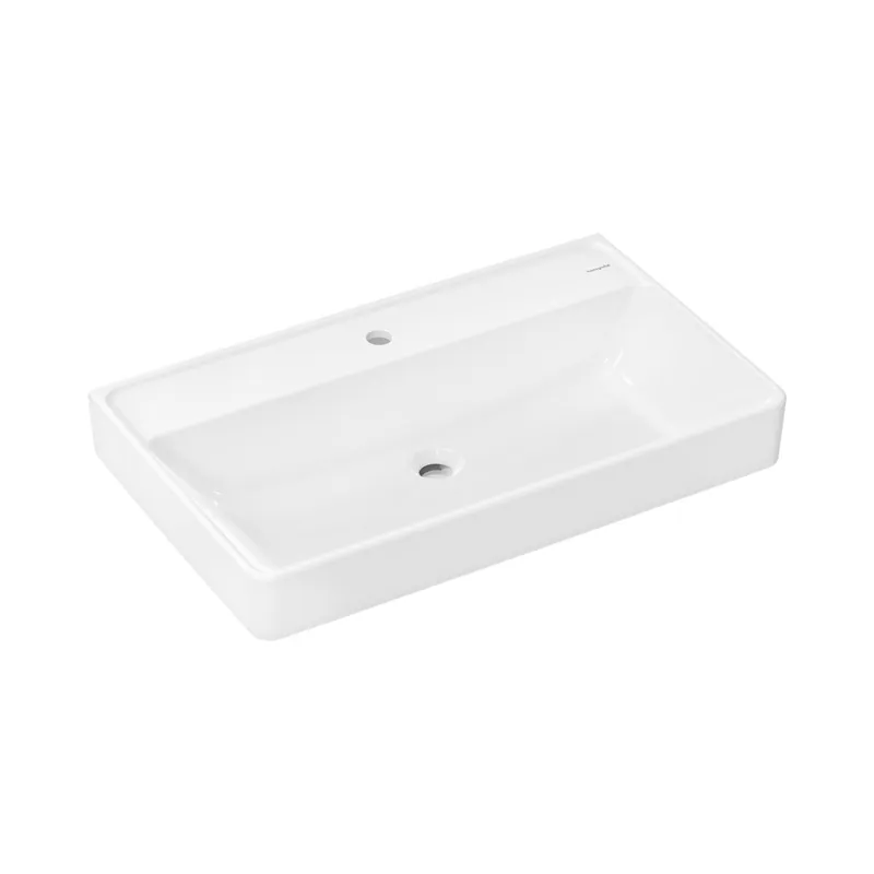 Hansgrohe Xanuia Q Umywalka wisząca 80 x 48 cm z otworem na baterię bez przelewu SmartClean Biały 61138450