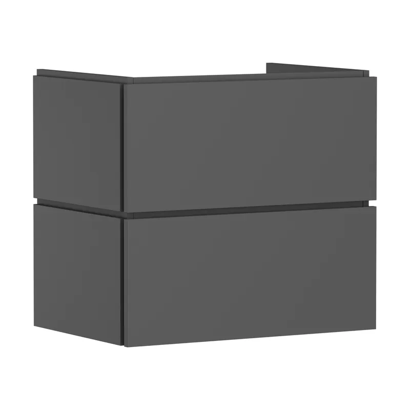 Hansgrohe Xilesa E Szafka pod umywalkę wiszącą 68x47 cm szary łupek mat 54258760