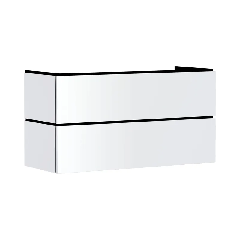 Hansgrohe Xilesa E Szafka pod umywalkę wiszącą PushOpen 118x47 cm biały mat 54298700