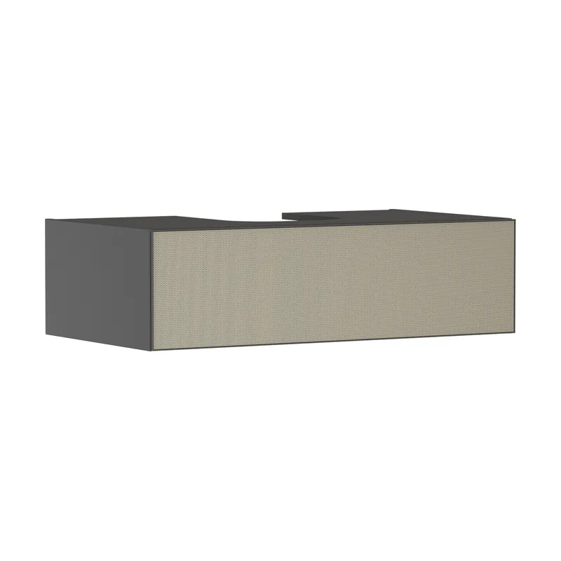 Hansgrohe Xevolos E Szafka pod szlifowaną umywalkę wpuszczaną w blat/nablatową z 1 szufladą 98x55 cm szary łupek mat 54315390