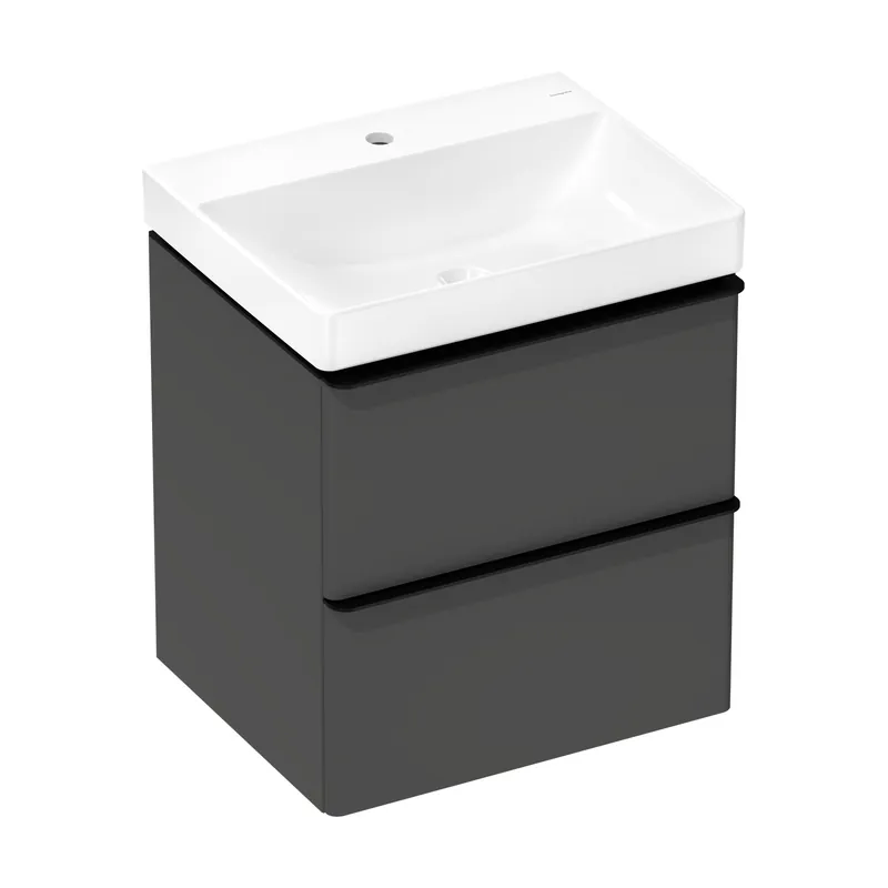 Hansgrohe Xelu Q Zestaw umywalka wisząca z szafką 58x47.5 cm szary diament mat 54372670