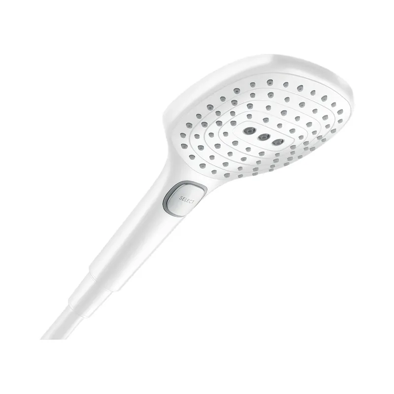 Hansgrohe Raindance Select E Słuchawka prysznicowa 120 3jet PowderRain EcoSmart+ biały mat 28729700