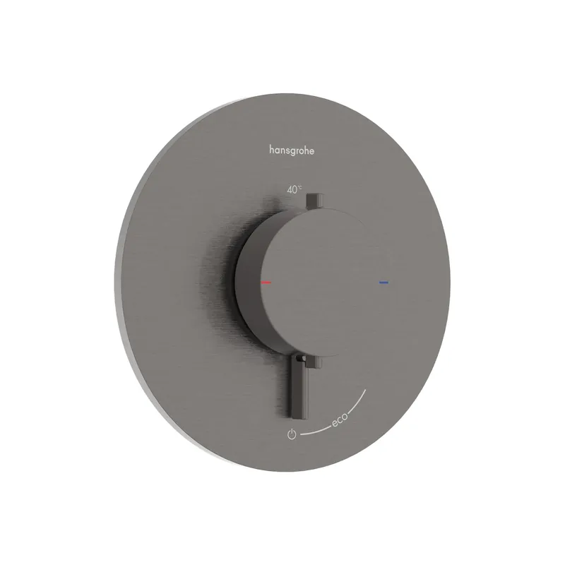 Hansgrohe Ecostat Comfort S Bateria termostatyczna do 1 odbiornika podtynkowa czarny chrom szczotkowany 33714340