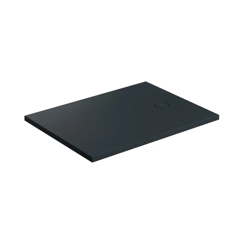 Omnires Aquarock M+ Brodzik prostokątny 100x90 cm black lava mat AQUAROCK90-100BLV