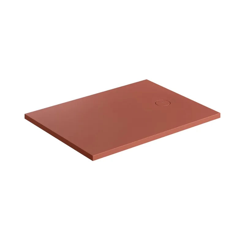 Omnires Aquarock M+ Brodzik prostokątny 120x80 cm terracotta mat AQUAROCK80-120TE