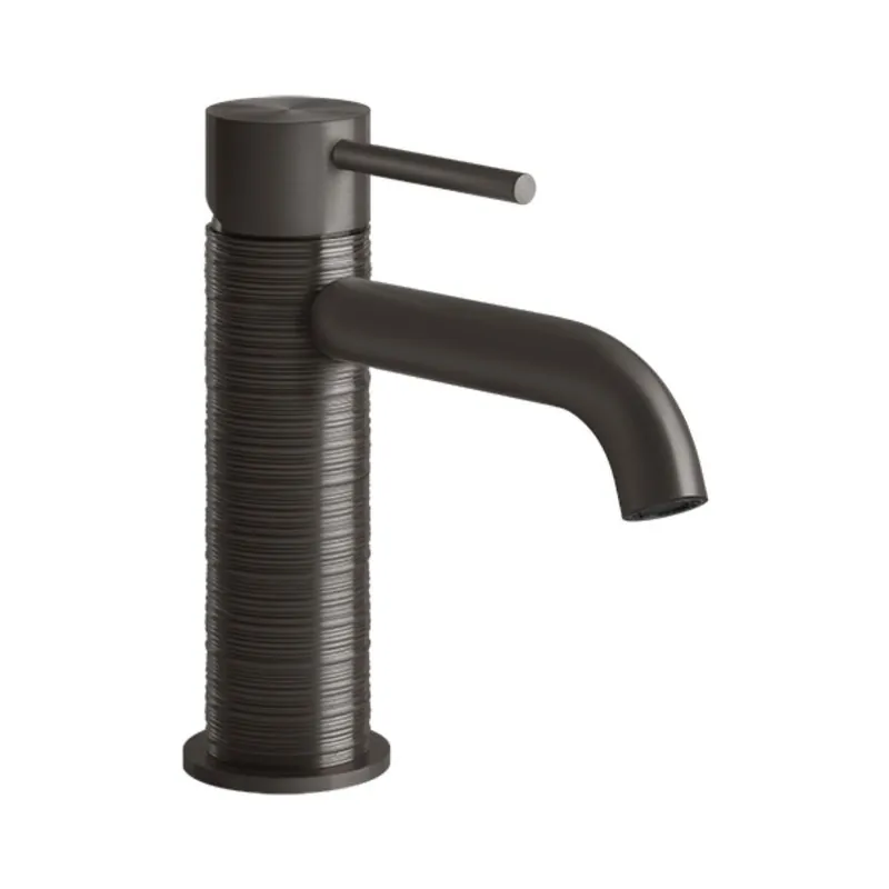 Gessi 316 Bateria umywalkowa czarny metal szczotkowany 54302.707