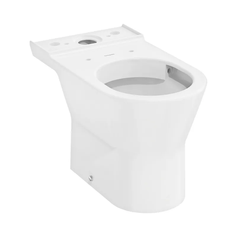 Hansgrohe EluPura Original S Toaleta WC kompaktowa WC 64 cm odpływ poziomy AquaChannel FlushSmartClean biały 61165450