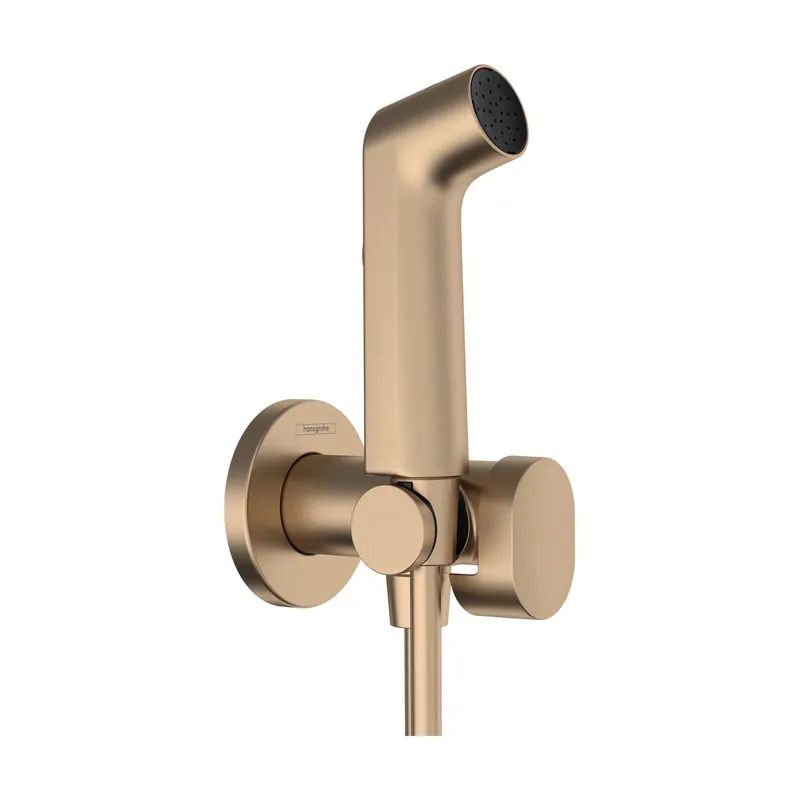 Hansgrohe Zawór Bidette 1 jet S EcoSmart dla wody zimnej z uchwytem i wężem prysznicowym 125 cm brąz szczotkowany 29230140