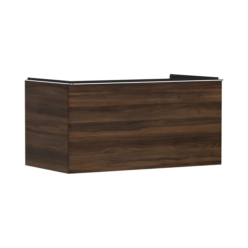 Hansgrohe Xelu Q Szafka pod szlifowaną umywalkę wpuszczaną w blat z 1 szufladą 98x55 cm ciemny orzech 54061000