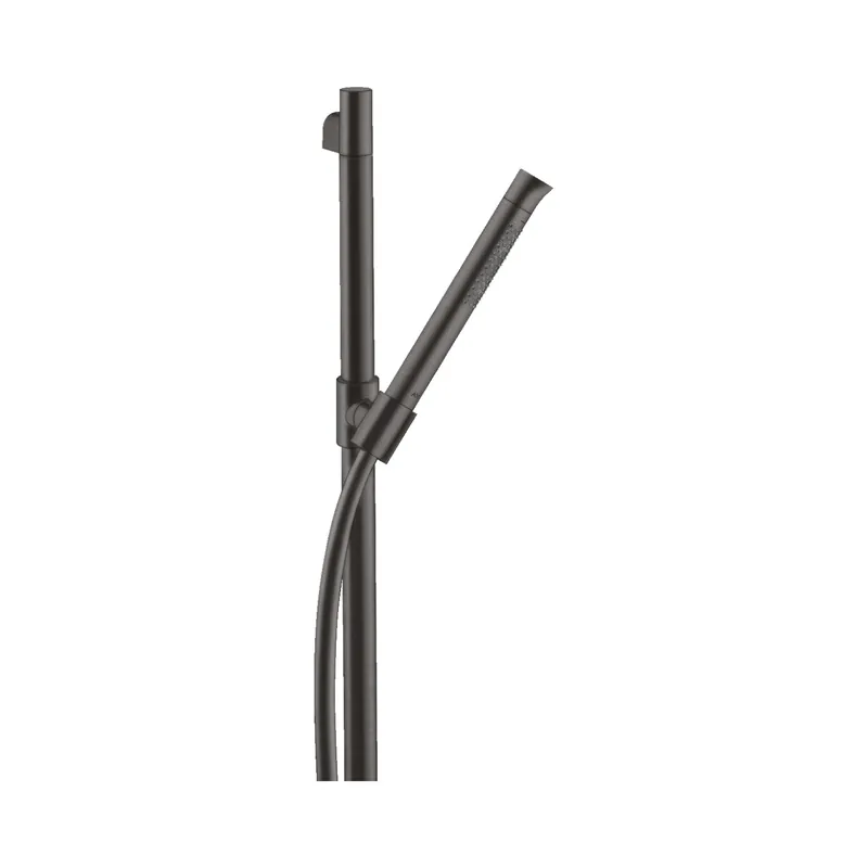 Axor Starck Organic Zestaw prysznicowy 90 cm z główką prysznicową 2jet Slim czarny chrom szczotkowany 12231340