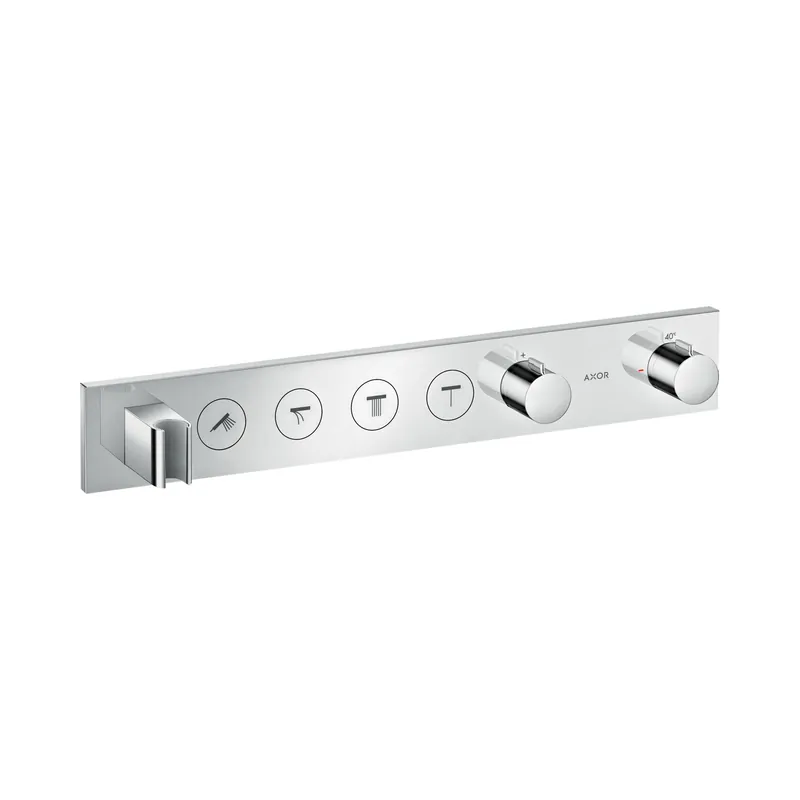 Axor ShowerSolutions Bateria wannowo-prysznicowa termostatyczna Select 60x9 cm do 4 odbiorników podtynkowy czerwony złoty polerowany 18357300