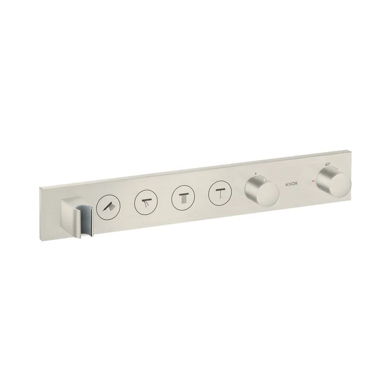 Axor ShowerSolutions Bateria wannowo-prysznicowa termostatyczna Select 60x9 cm do 4 odbiorników podtynkowy stal szlachetna optyczna 18357800