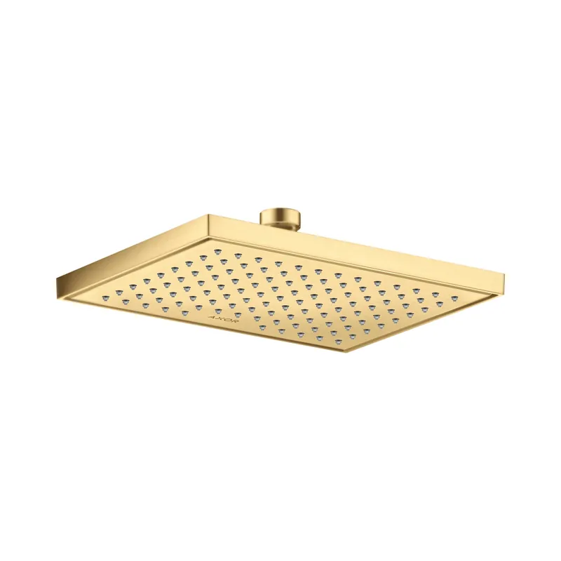 Axor ShowerSolutions Deszczownica 24.5x18.5 cm 1jet EcoSmart złoty optyczny szczotkowany 35374250