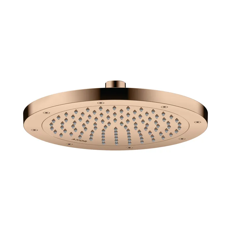 Axor ShowerSolutions Deszczownica 24,5 cm 1jet czerwony złoty polerowany 35380300