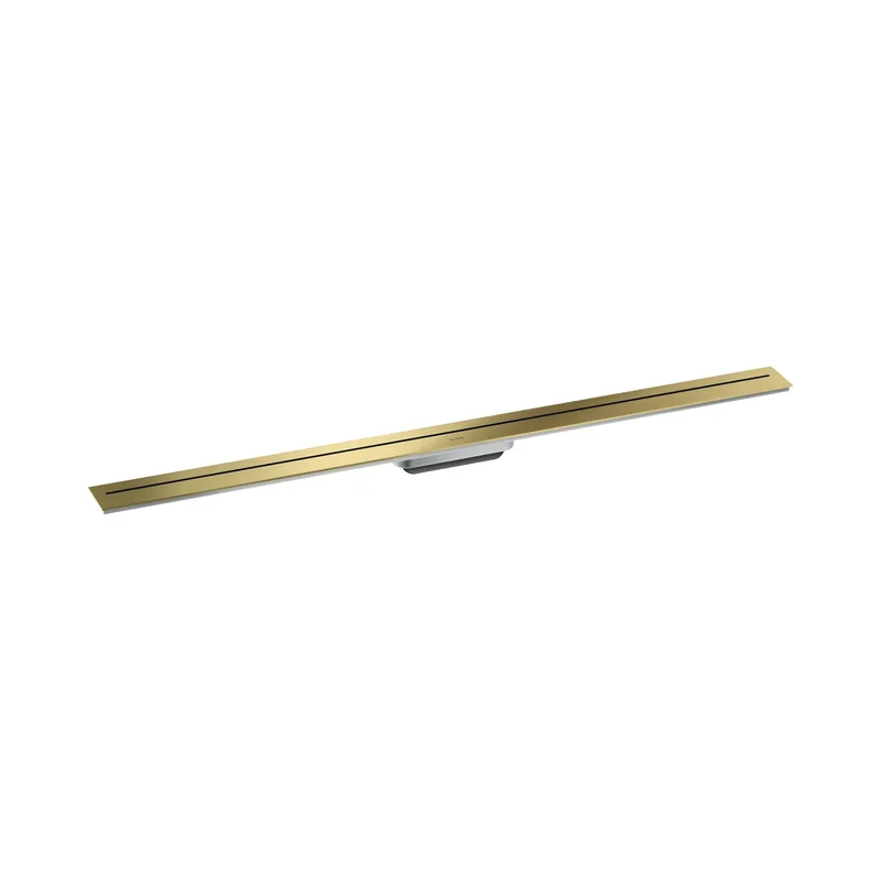 Axor Drain Ruszt do odpływu liniowego 120 cm montaż przyścienny mosiądz szczotkowany 42529950