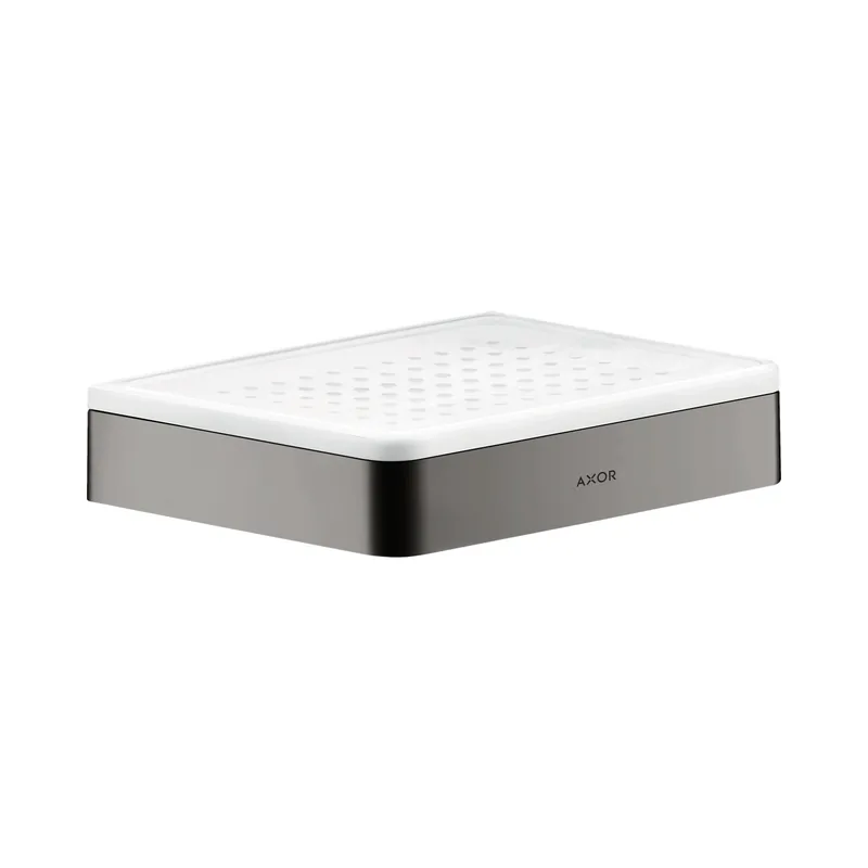 Axor Universal Softsquare Mydelniczka / półka czarny chrom polerowany 42803330