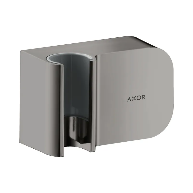 Axor One Przyłącze węża prysznicowego z uchwytem czarny chrom polerowany 45723330