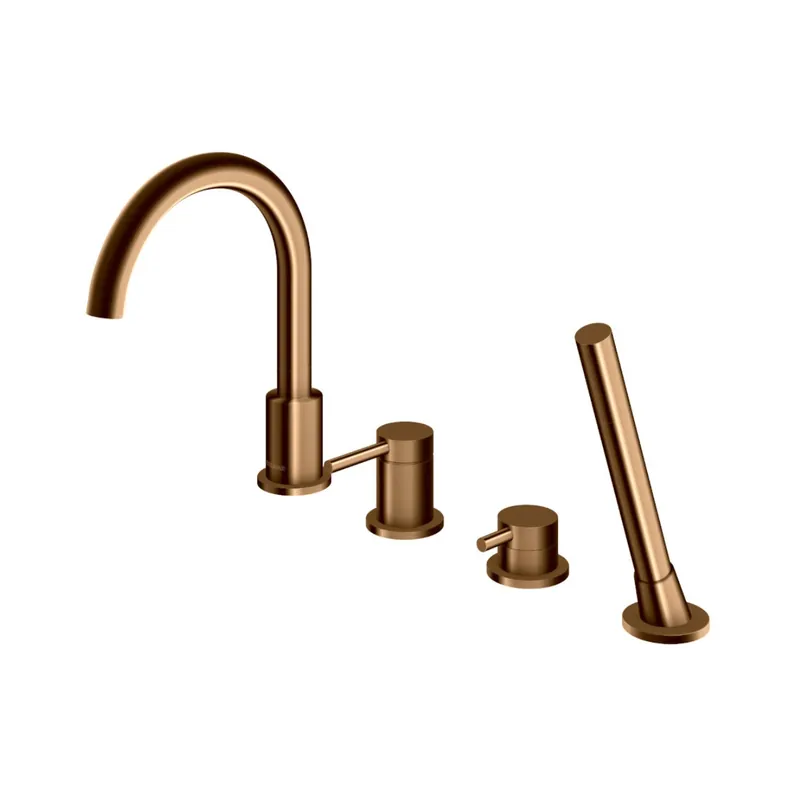 Kohlman Axel Brushed Copper Bateria nawanowa 4 otworowa miedź szczotkowana QB244ABC