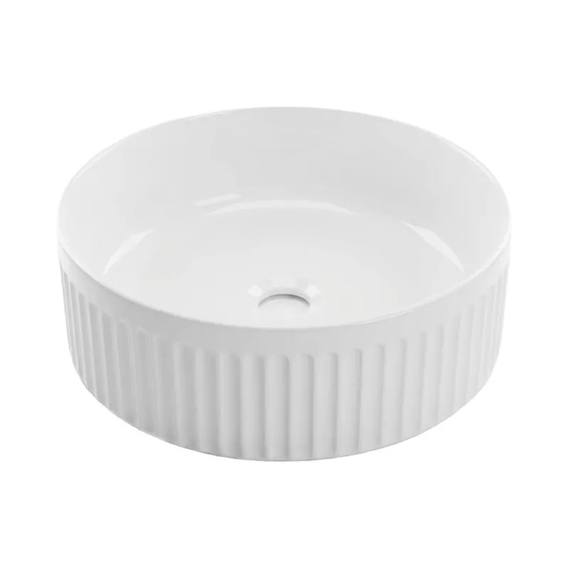 Invena Glamour Umywalka nablatowa 36 cm biały CE-63-001-C