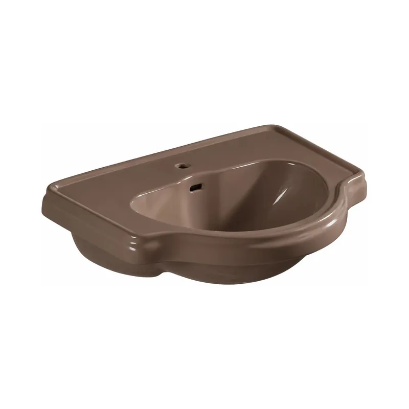 Kerasan Retro Umywalka wpuszczana w blat 62x45,5 cm Tabacco Lucido 103003