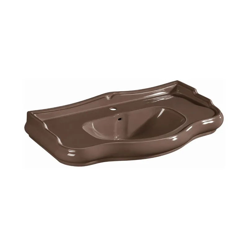 Kerasan Retro Umywalka wisząca 100x54,5 cm Tabacco Lucido 105003