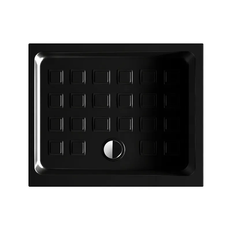 Kerasan Retro Brodzik narożny 80x96 cm prawy Nero Matt 133631
