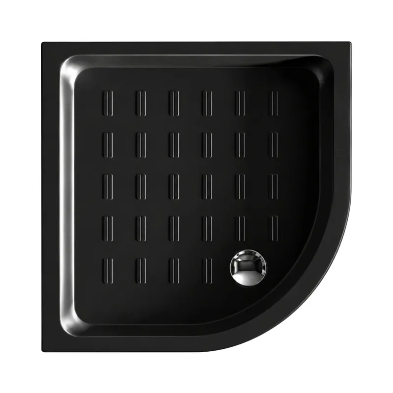 Kerasan Retro Brodzik półokrągły 90x90 cm Nero Matt 133931