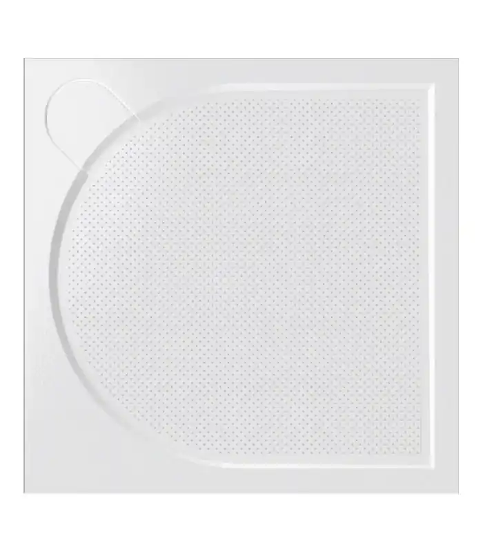 Vayer Citizen Virgo Brodzik kwadratowy 80x80x3 cm konglomeratowy biały 080.080.001.2-6.0.0.0.0