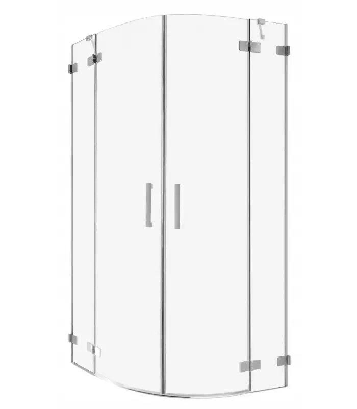 Radaway Euphoria PDD Drzwi prysznicowe uchylne 100x200 cm ze ścianką stałą prawe 383003-01R