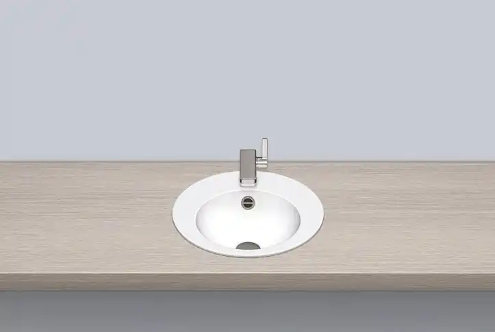 Alape EB.K400H Umywalka wpuszczana w blat 40x40x10,9 cm biała 2003200000
