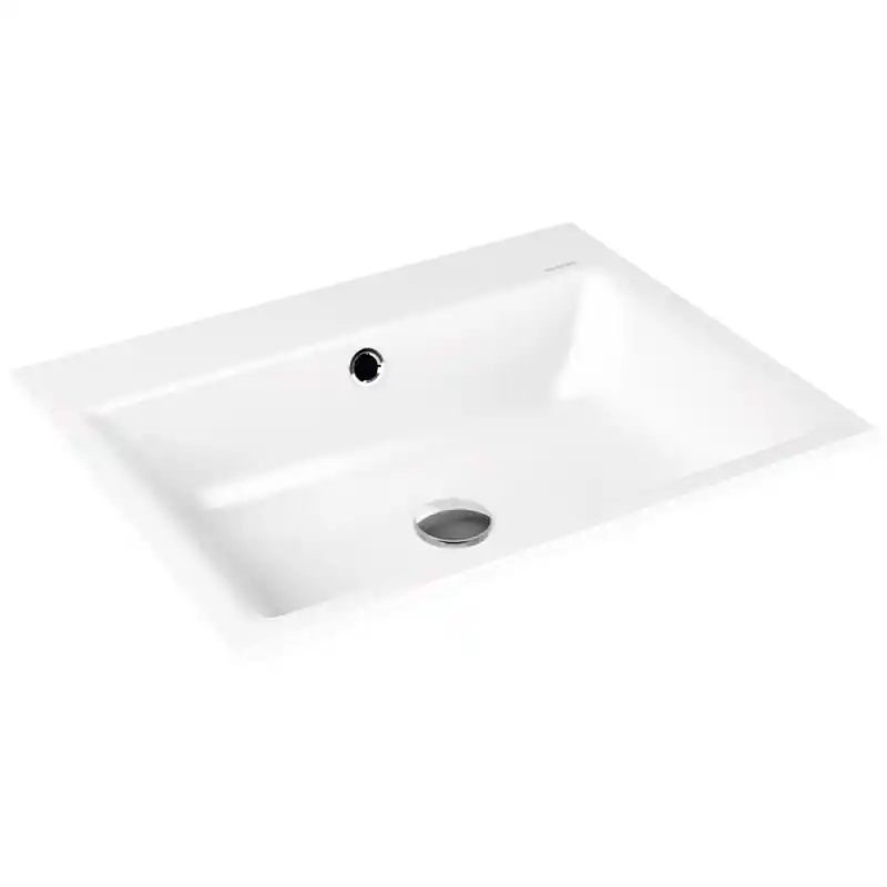 Kaldewei Puro 3151 Umywalka wpuszczana w blat 60x46 cm z przelewem biała 900106013001
