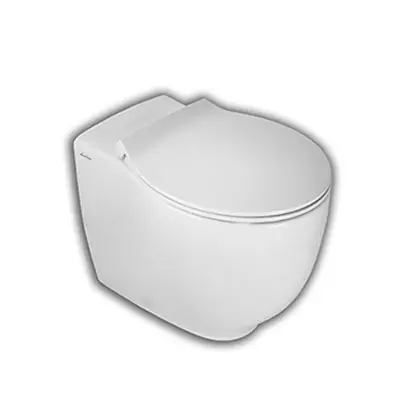 Hatria Le Fiabe Toaleta WC stojąca 37x55,5x41 cm Rimless bez kołnierza biała Y1E701