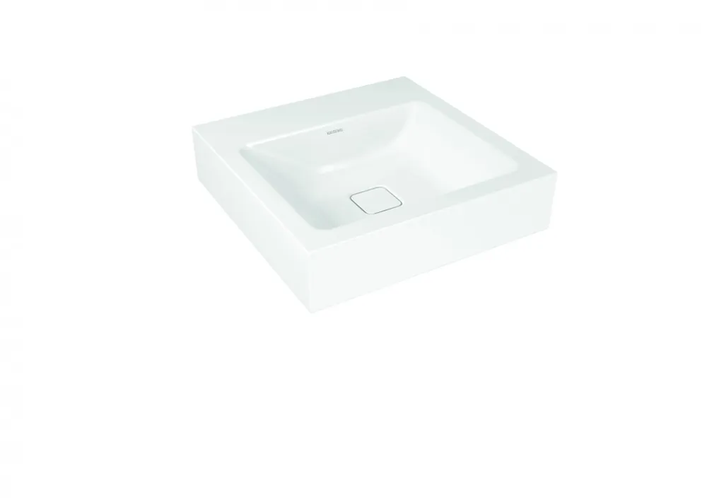 Kaldewei Cono 3077 Umywalka nablatowa 50x50 cm bez przelewu 3 otwory pod baterię biała 908406033001