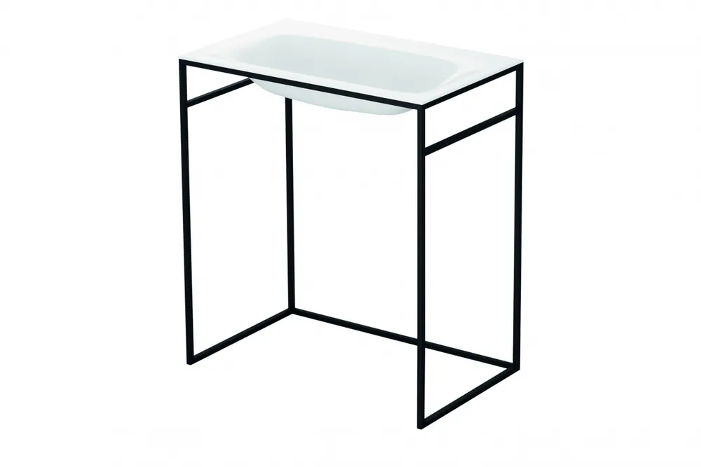 Bette Lux Shape Umywalka wpuszczana w blat 49,5x80 cm bez przelewu bez otworu pod baterię z powłoką BetteGlaze Plus biała A171-000PW