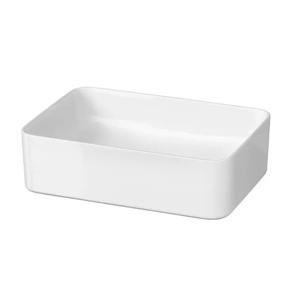 Cersanit Crea Umywalka nablatowa 49,5x34,5 cm biała K114-001