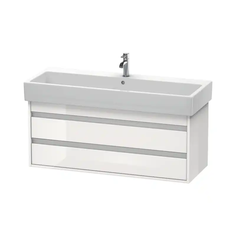 Duravit Ketho Szafka podumywalkowa 115x44x48 cm dekor biały wysoki połysk KT663902222