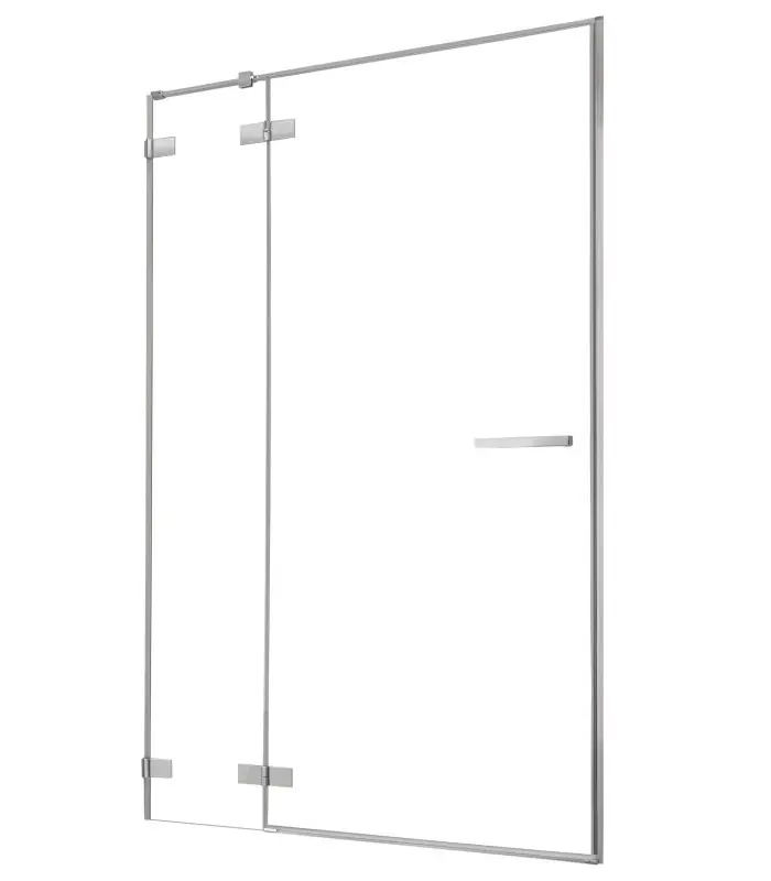 Radaway Euphoria DWJ Drzwi prysznicowe uchylne wnękowe 130x200 cm ze ścianką stałą prawe 383812-01R+383217-01R