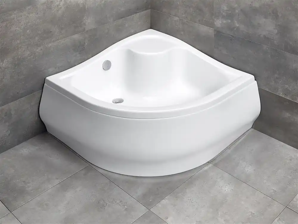 Radaway Korfu A Brodzik półokrągły 90x90 cm biały 4S99400-03
