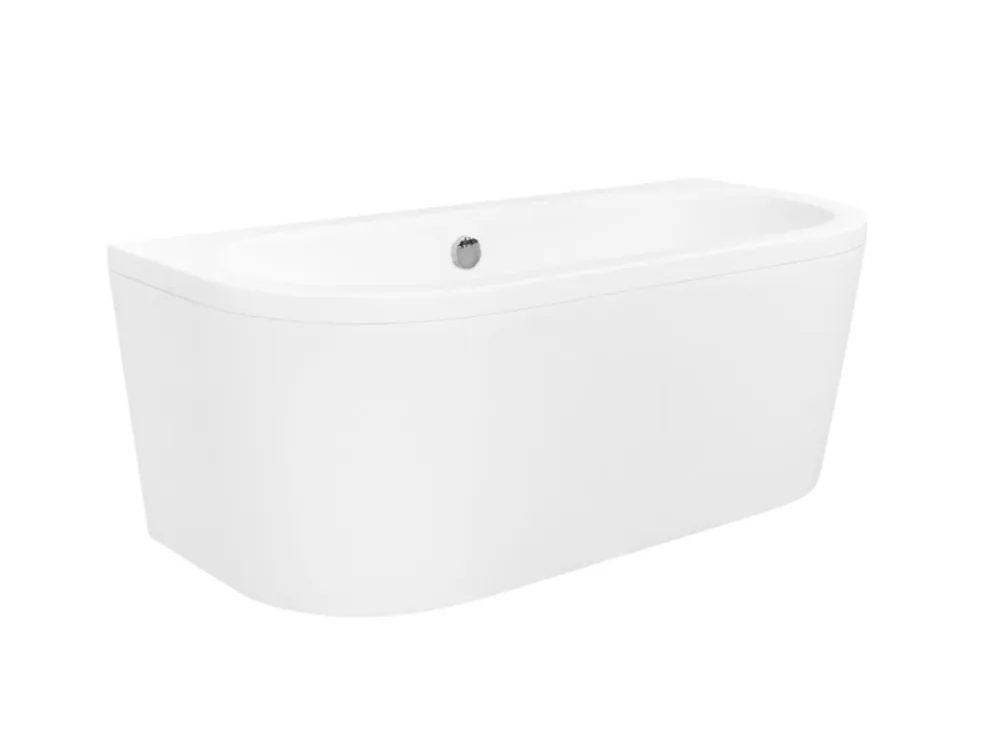Besco Volya Wanna wolnostojąca 170x75 cm przyścienna biała WKV-170-WS