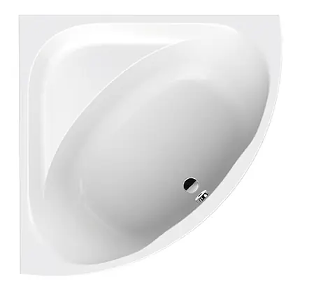 Sanplast Luxo WS/LUXO Wanna narożna 145x145x49 cm ze stelażem STW biała 610-370-0310-01-000