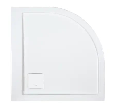 Sanplast Space Line BP/SPACE Brodzik półokrągły 100x100x3 cm biały 615-110-0340-01-000