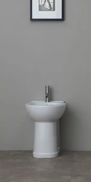 Alice Ceramica Short Bidet stojący 38x48x50 cm, biały 30170101