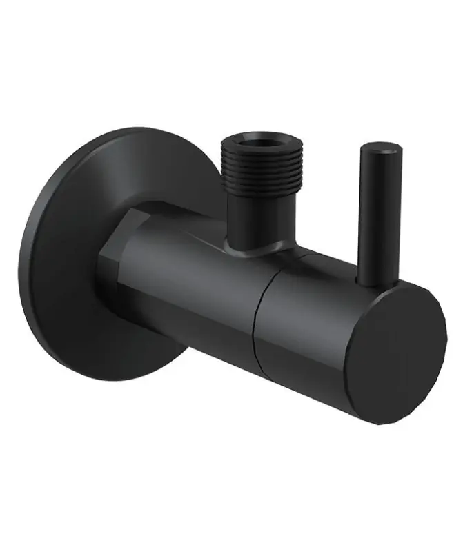 Alcaplast Zawór kątowy do baterii z filtrem 1/2"x3/8" czarny mat