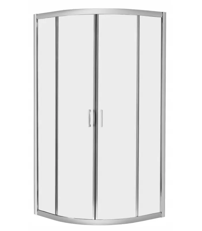 Radaway Premium Plus A 1900 Kabina prysznicowa półokrągła 90x90x190 cm profile chrom szkło grafitowe 30403-01-05N