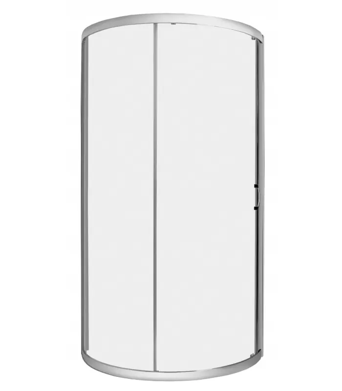 Radaway Premium Plus B Kabina prysznicowa półokrągła 90x90x190 cm profile chrom szkło grafitowe 30473-01-05N