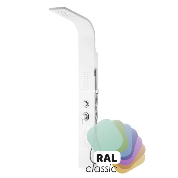 Corsan Alto Panel prysznicowy paleta RAL A-017MRAL
