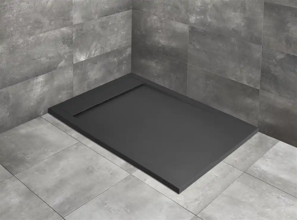 Radaway Teos F Brodzik prostokątny 110x80x4 cm antracytowy HTF11080-64