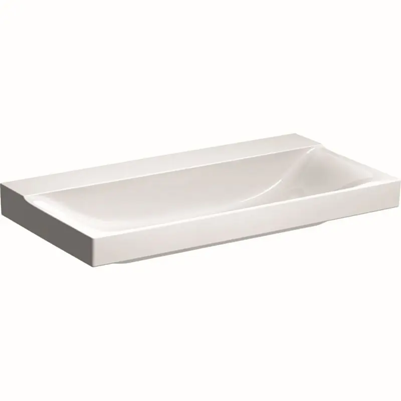 Geberit Xeno2 Umywalka meblowa lub wisząca 90x48 cm z powłoką KeraTect biała 500.532.01.1
