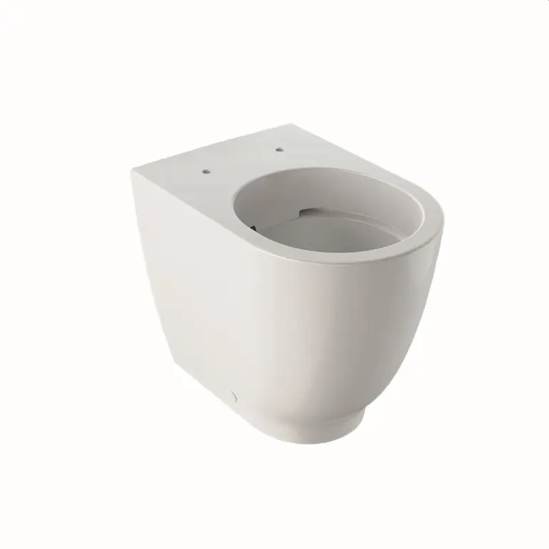 Geberit Acanto Toaleta WC stojąca podwyższona 51x35 cm Rimfree bez kołnierza biała 500.602.01.2