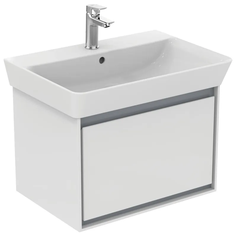 Ideal Standard Connect Air Szafka pod umywalkę 58x40x40,9 cm biała/jasnoszara mat E0847KN